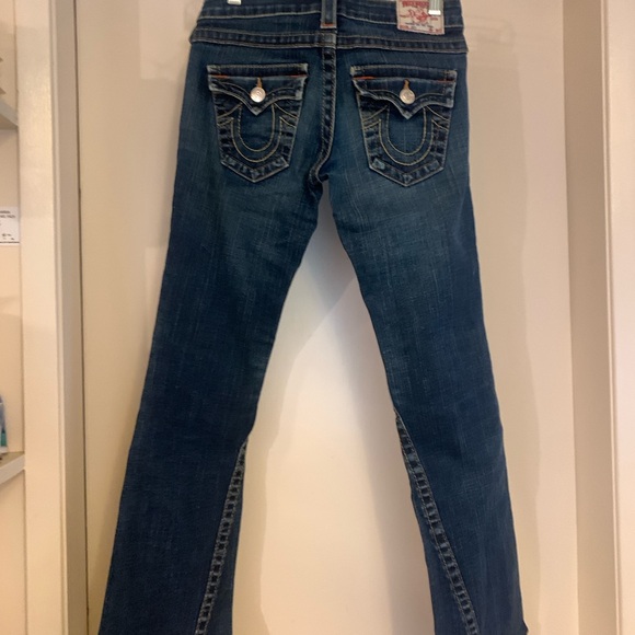 True Religion Dark Blue Denim with Red Label Size 26 - Picture 8 of 8